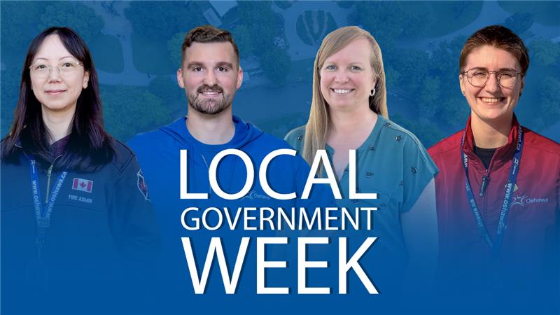 Photos of staff that will be featured as part of Local Government Week with the text: Local Government Week