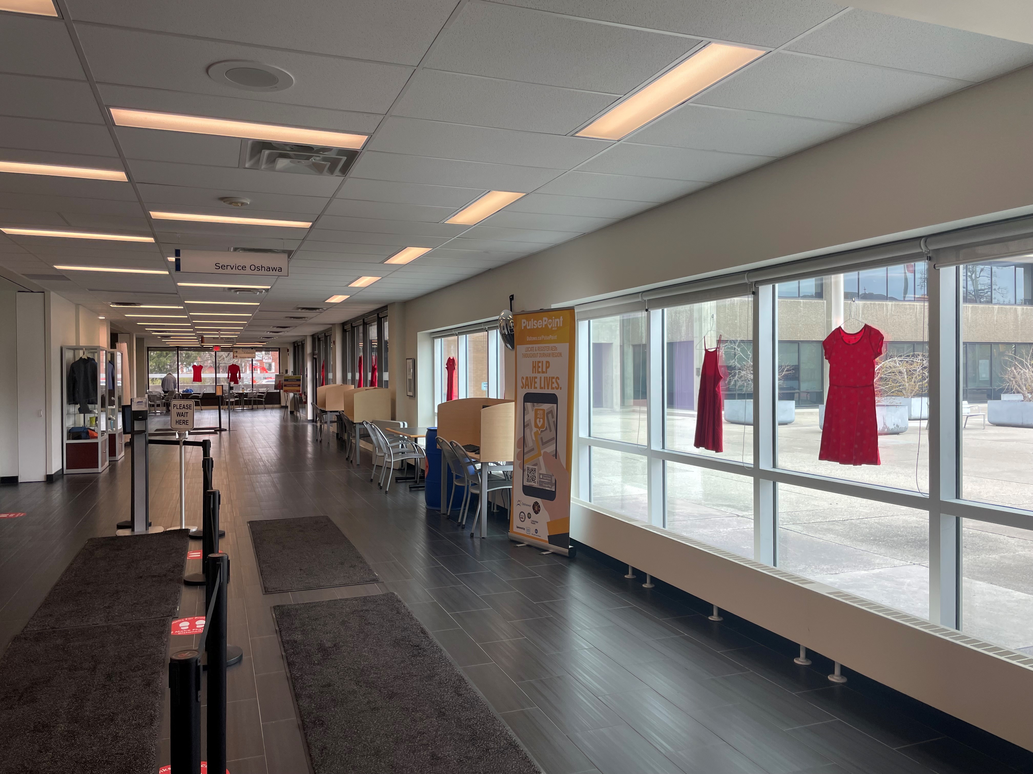 Red dresses at Service Oshawa