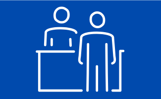 two people at a counter 