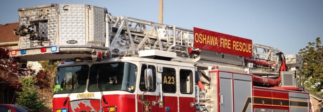 Oshawa Fire Truck Banner