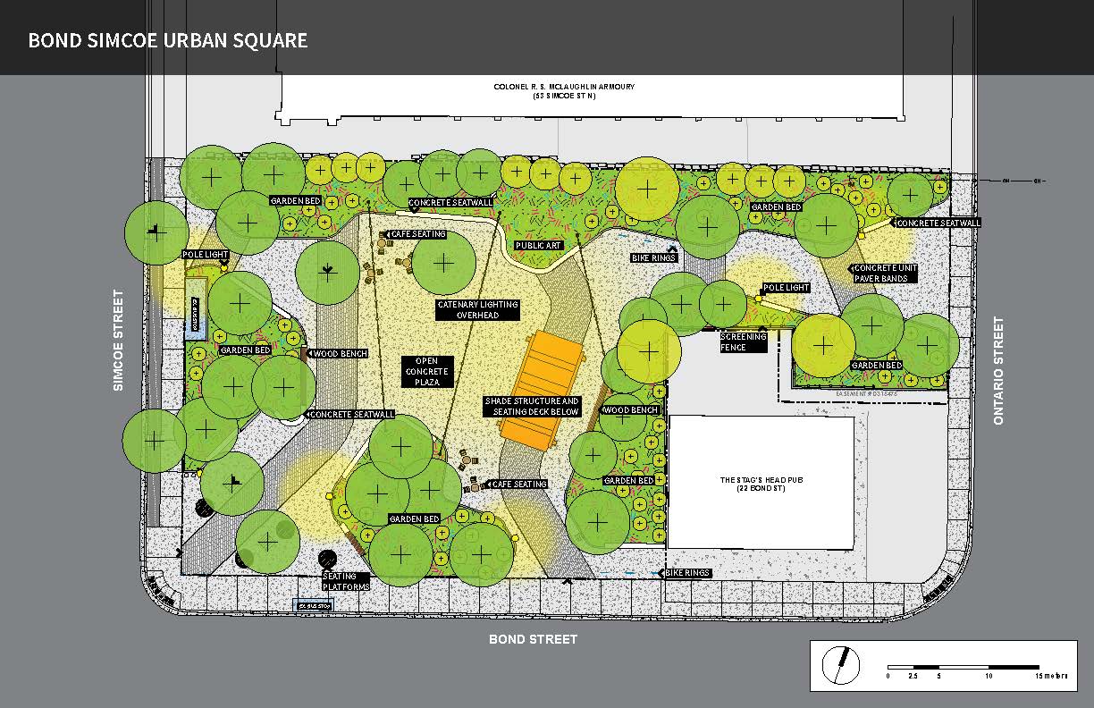 Downtown Urban Square Design rendering