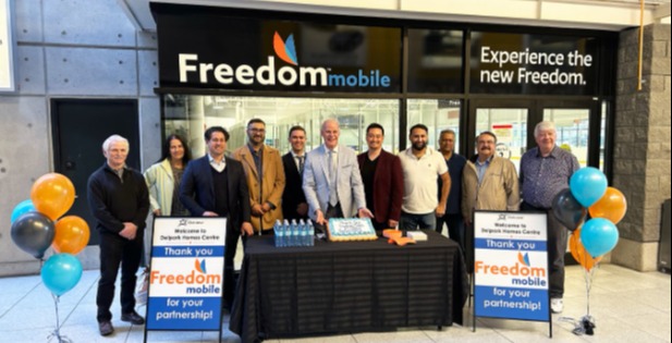 Freedom Mobile photo at Delpark Homes Centre Arena 2