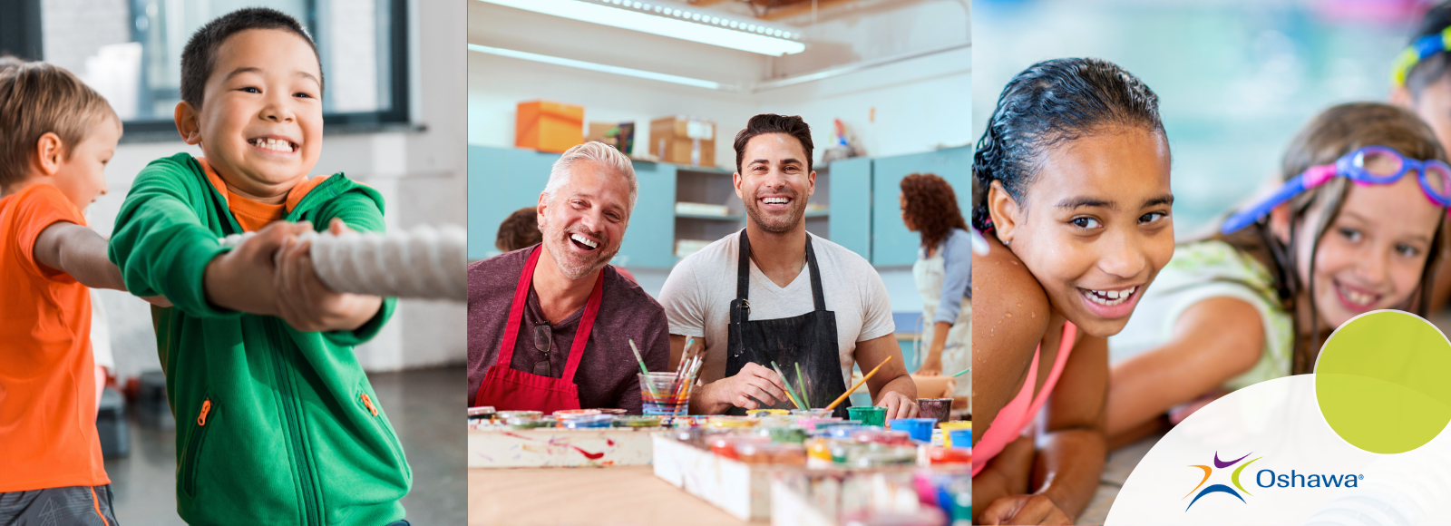 people enjoying various programs and activities available at the City of Oshawa