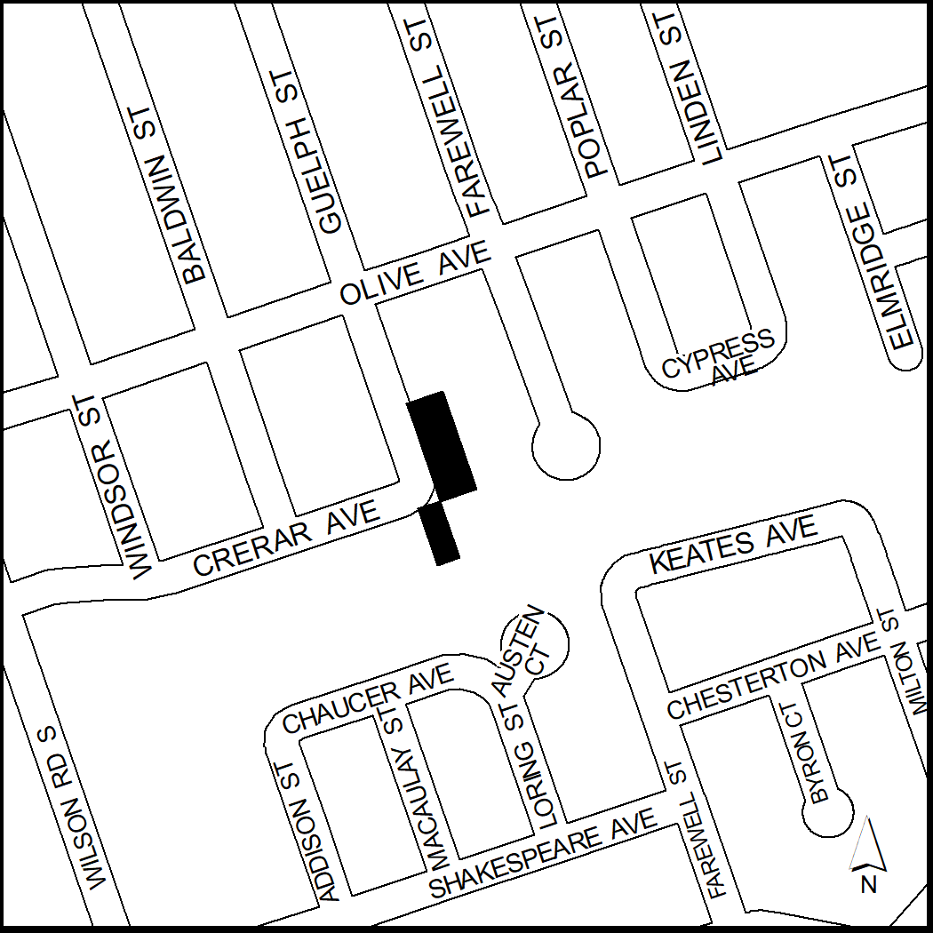 Notice_Map of 374 Farewell St