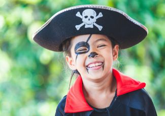 Child dressed up as Pirate