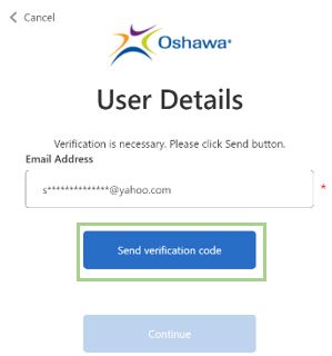 send verification code