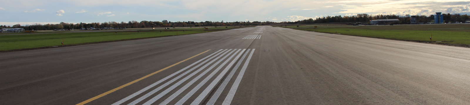 Runway at Oshawa Executive Airport