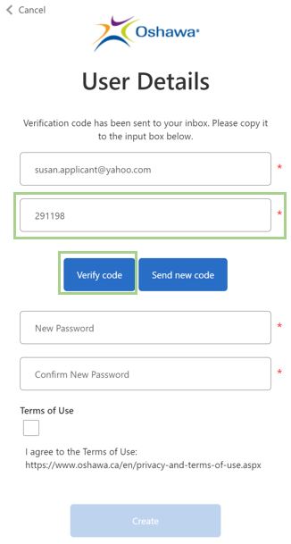 User details verificaiton