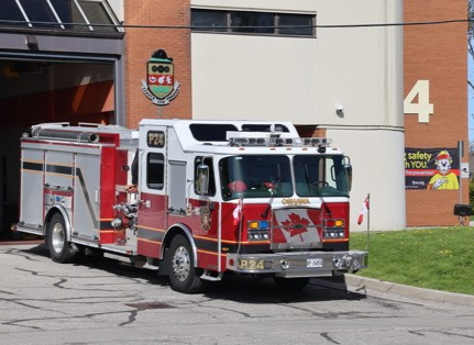 Fire Truck at Fire Station 4