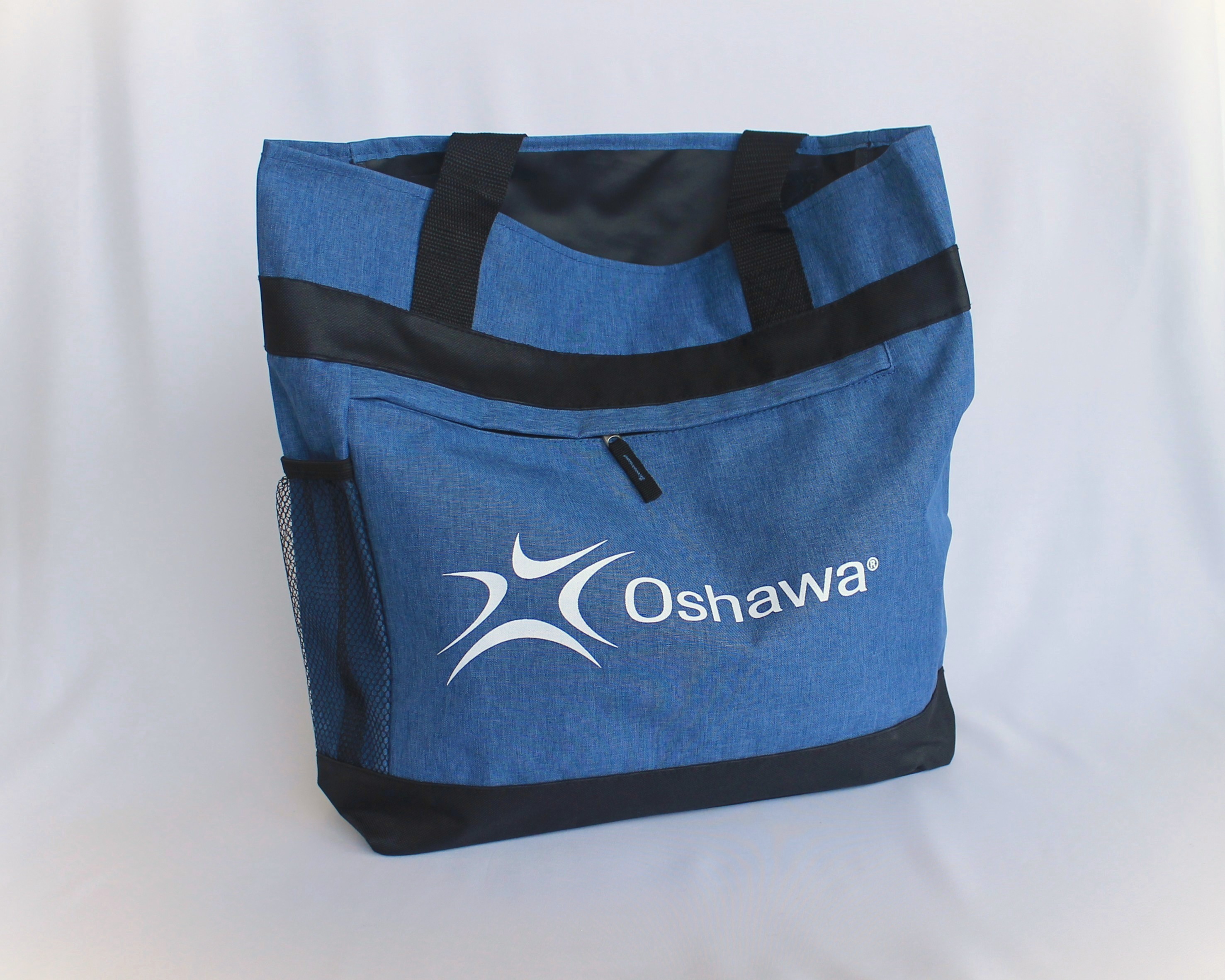 blue tote bag