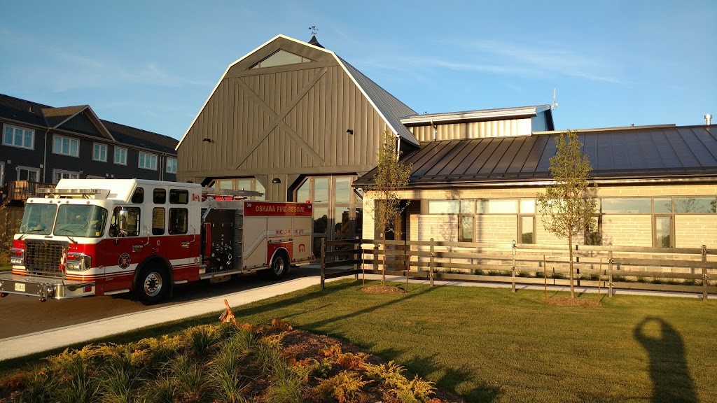Fire truck in front of Fire Station 6