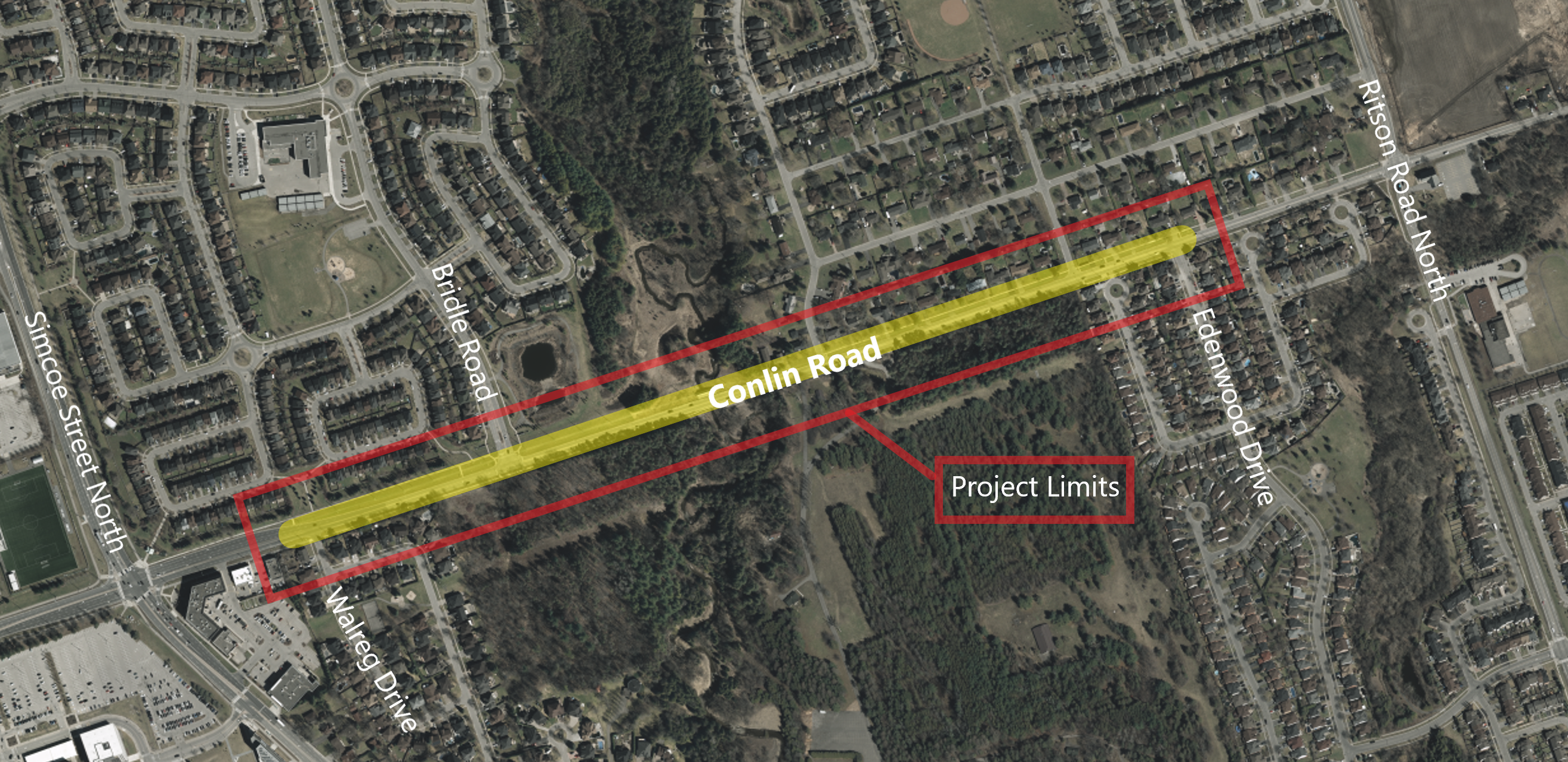 Conlin Rd. project area